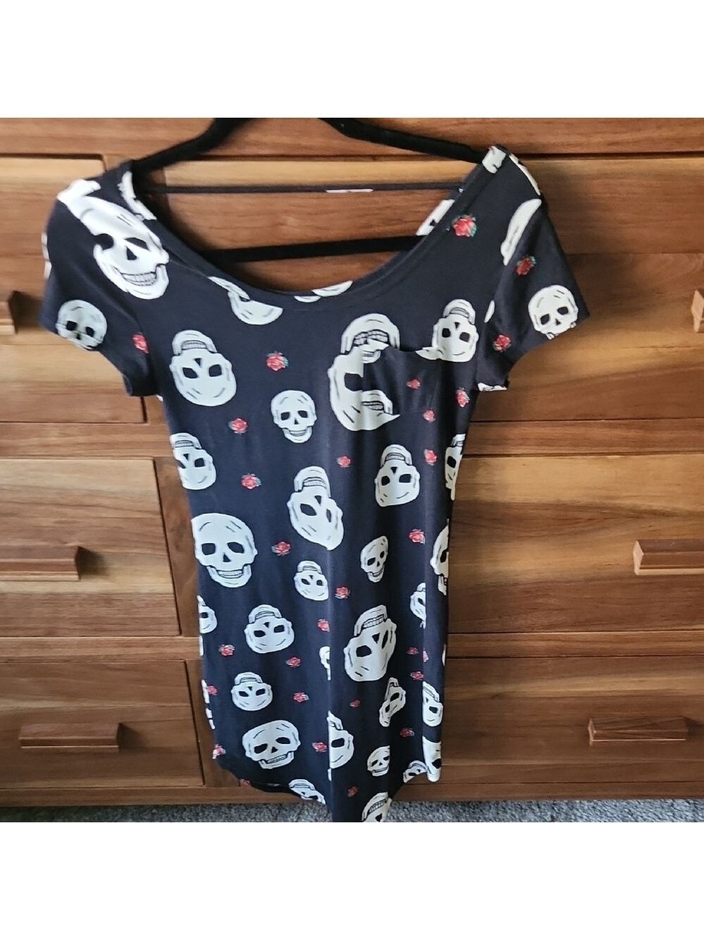 No Boundaries Skull and Rose Dress